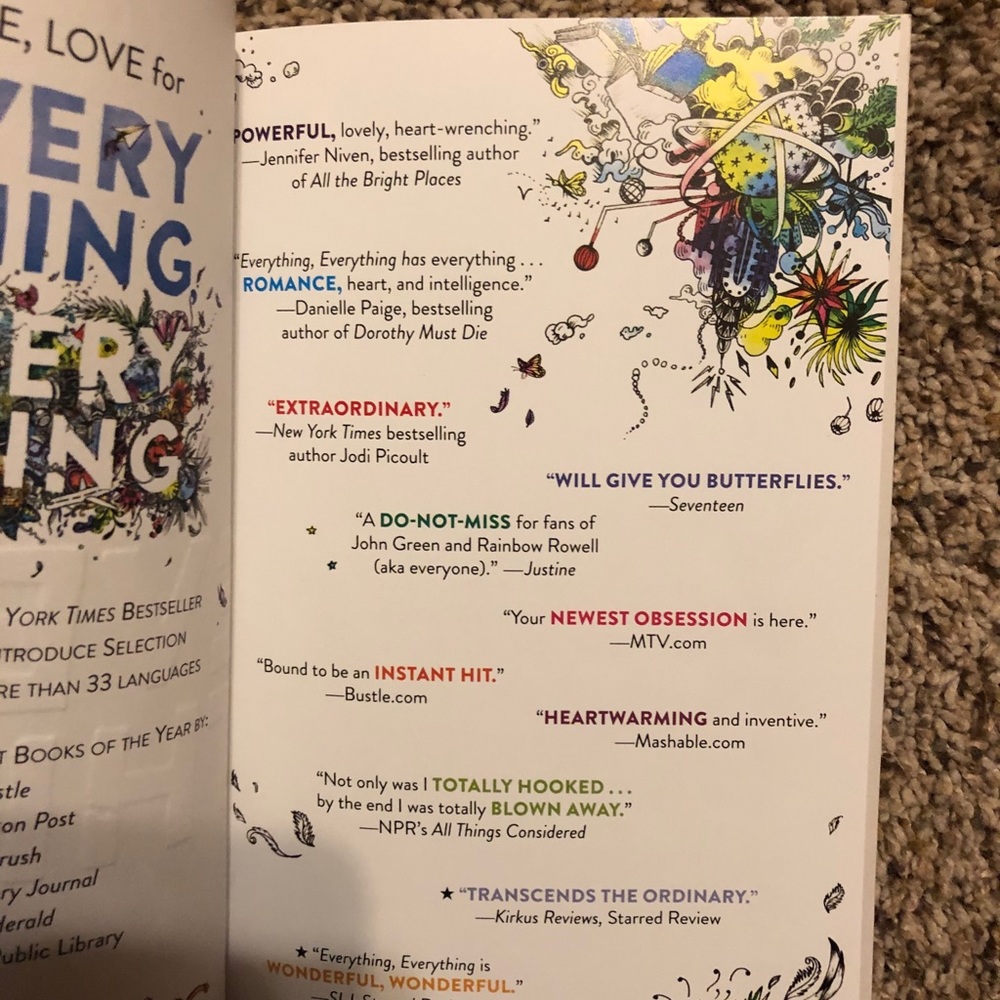 Everything everything book - Picture 3 of 4